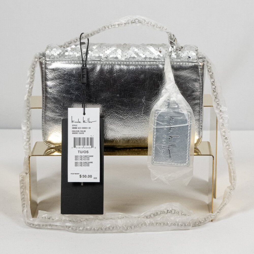 Nicole Miller Sequin Clutch - Picture 3 of 6